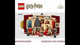 LEGO Set 76409  Harry Potter Gryffindor House Banner building instrucions
