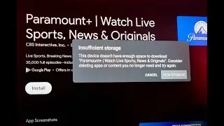How To Fix Insufficient Storage On Chromecast with Google TV | This device doesn&rsquo;t have enough space