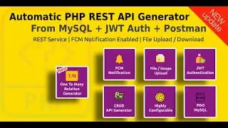 Automatic PHP REST API Generator from MySQL Database
