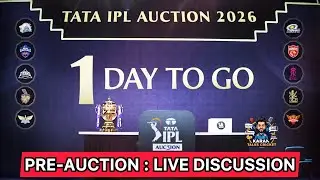 IPL 2026 Player Auction Preview 🔥 | Biggest Buys, Surprise Picks & Team Strategies | Live