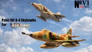 Paint Up Your Israeli Defense Force A4 Skyhawks for Team Yankee Crazy-Fast!