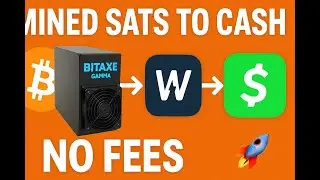 Cash Out Bitcoin Mining Rewards: Bitaxe &rarr; Wallet of Satoshi &rarr; Cash App (Step by Step)