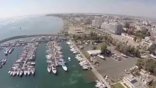 Finikoudes, Larnaka from above