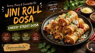 Perfect Jini Dosa – Street Style | Quick Veg Dosa Recipe