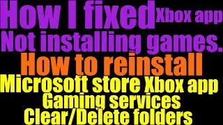 Fix High On Life | Downloading | Error Codes | How to fix & reinstall Microsoft store Xbox app