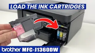 Как заправить и заменить картриджи в Brother MFC-J1360DW