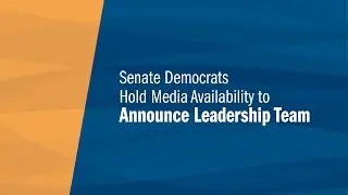 Senate Democrats Announce Leadership Team