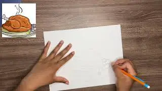 Drawing a Cute Thanksgiving Turkey 🦃 &mdash; Relaxing Autumn Sketch | Relaxing Jazz Music & Fall Art