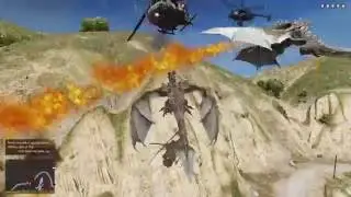 GTA 5 Dragons vs. Army [GTA V Dragons MOD by GTAXScripting]