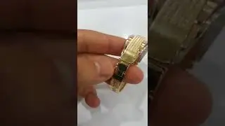 18k yellow & Rose gold ITALIAN bangle and ring