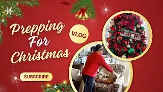 PREPARING MY HOME FOR #CHRISTMAS #VLOG: Prepping, #Cleaning, Sorting Bins, Good #Holiday Music