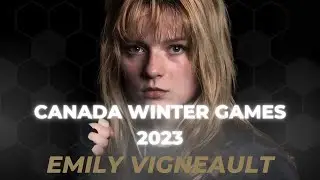 Canada Winter Games 2023. Boxing - Female 60kg Gold Medalist. Emily Vigneault.
