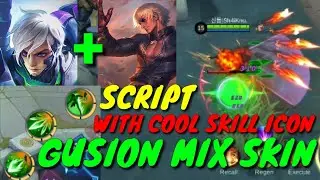 SCRIPT MIX SKIN GUSION VENOM X KOF!!! WITH COOL SKILL ICON!!! COOL EFFECTS!!!