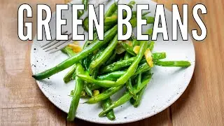 GARLIC GREEN BEANS RECIPE | Easy Italian Side Dish