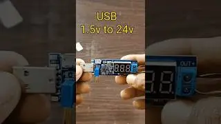 5V to 24V USB DC Step Up PowerSupply Module+LED Display| #diy @ScientistBare #ytshorts #shorts