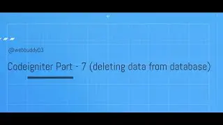 PHP Codeigniter Tutorial in Hindi #7 Deleting data from database #delete #data #from #database