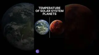 TEMPERATURE of All PLANETS #didyouknow #space #planets #temperature