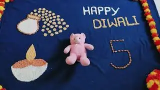 Diwali theme baby photoshoot ideas at home with rice and dal 🪔 Happy Diwali theme baby photoshoot 