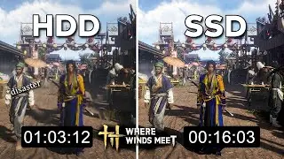 Where Winds Meet - SSD vs HDD | Load Time Test | Game Performance Test