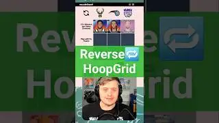 Reverse🔁 HoopGrid #nba #basketball #sports #trivia #game #quiz #puzzle #tiktok #fyp #shorts #reels