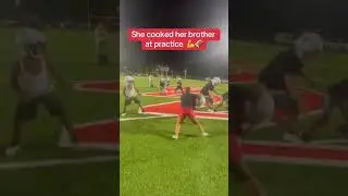Huge sibling rivalry 😤🏈 #shorts
