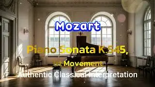 Mozart &ndash; Piano Sonata K.545, 1st Movement | Authentic Classical Interpretation