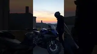 Yamaha R7 on demon mode! 😈 #motorcycle #yamaha #sportbike #shorts