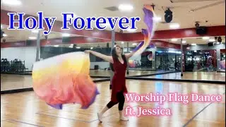 Holy Forever | Bethel Music | Spontaneous Worship Flag Dance ft.Jessica | The Root of Jesse NOP
