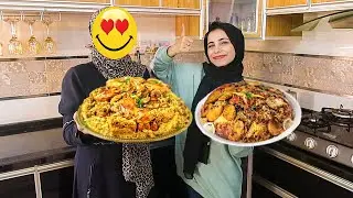 تحديت ماما في المطبخ لأول مرة 😱 مين طبخها افضل🥘