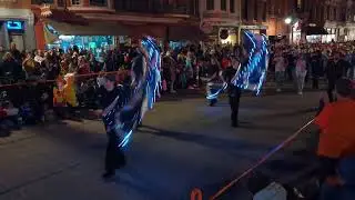 The UW Platteville Marching Pioneers Galena, IL Halloween Parade on October 25, 2025