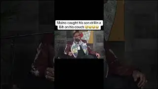 Maino caught his son drillin a jawn on his couch 😭