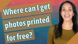 Where can I get photos printed for free?