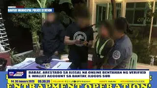 BABAE, ARESTADO SA ILEGAL NA ONLINE BENTAHAN NG VERIFIED E-WALLET ACCOUNT SA BANTAY, ILOCOS SUR