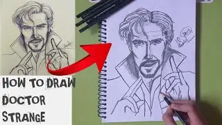 How to draw Doctor Strange | Doctor Strange in the multiverse of madness | ( Art video )