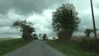Driving On The D87 From 22110 Kergrist Mo&euml;lou To Kermabjean 22110 Glomel, France 23rd April 2024