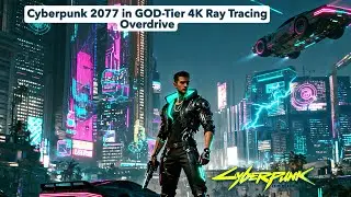 Cyberpunk 2077 in GOD-Tier 4K Ray Tracing Overdrive 🔥 | Ultra Cinematic Night City (5-Min Gameplay)