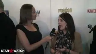 Marina Sirtis red carpet interview at 2012 ITV FEST Awards