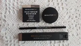 Revolution Pro Microblading Effect Brow Pencil with Duo Eyebrow Powder - Quick Thinning Brow Fix!