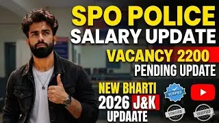 SPO Police Sallery & Permanent News // Spo Police New Bharti  Jammu And Kashmir #spopolice 