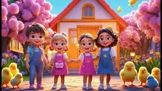 Five Baby Chicks Play Hide and Seek + More Nursery Rhymes & Kids Songs