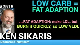 KEN SIKARIS c6 | LOW CARB = FAT ADAPTION  &hellip;FAT ADAPTION: make LDL, but BURN it QUICKLY, so LOW VLDL