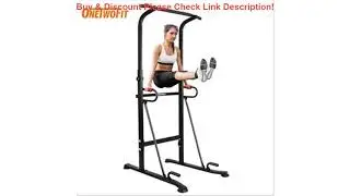 Slide ONETWOFIT Multifuncional Pull Up Bar Power Tower Home Gym Equipment Abdominal Muscle Trainer