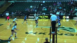 Highlights of the Vikings' 3-1 Win over Weber State - Portland State Volleyball