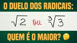 QUEM É O MAIOR: √2 ou ∛3 ? (Raiz quadrada de 2 ou raiz cúbica de 3?) [Horizontal]