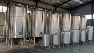 11500L Stainless Steel Triple Wall Fermentation Vessels for Brewery Operations