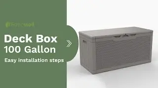 Patiowell Deck Box - 100 Gallon Assembly
