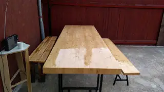 Constructie masa lemn masiv Sibiu