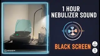 1 Hour Nebulizer Sleep Sound (Real Recording) 🌬️ Medical White Noise for Anxiety & Sleep (No Loops)