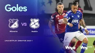 Millonarios vs. Medellín (Goles) | Liga BetPlay Dimayor 2023-I - Fecha 12