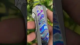 WINGMANEDC JETT - DAMASTEEL - TITANIUM / ZIRCUTI Knife From Recon 1